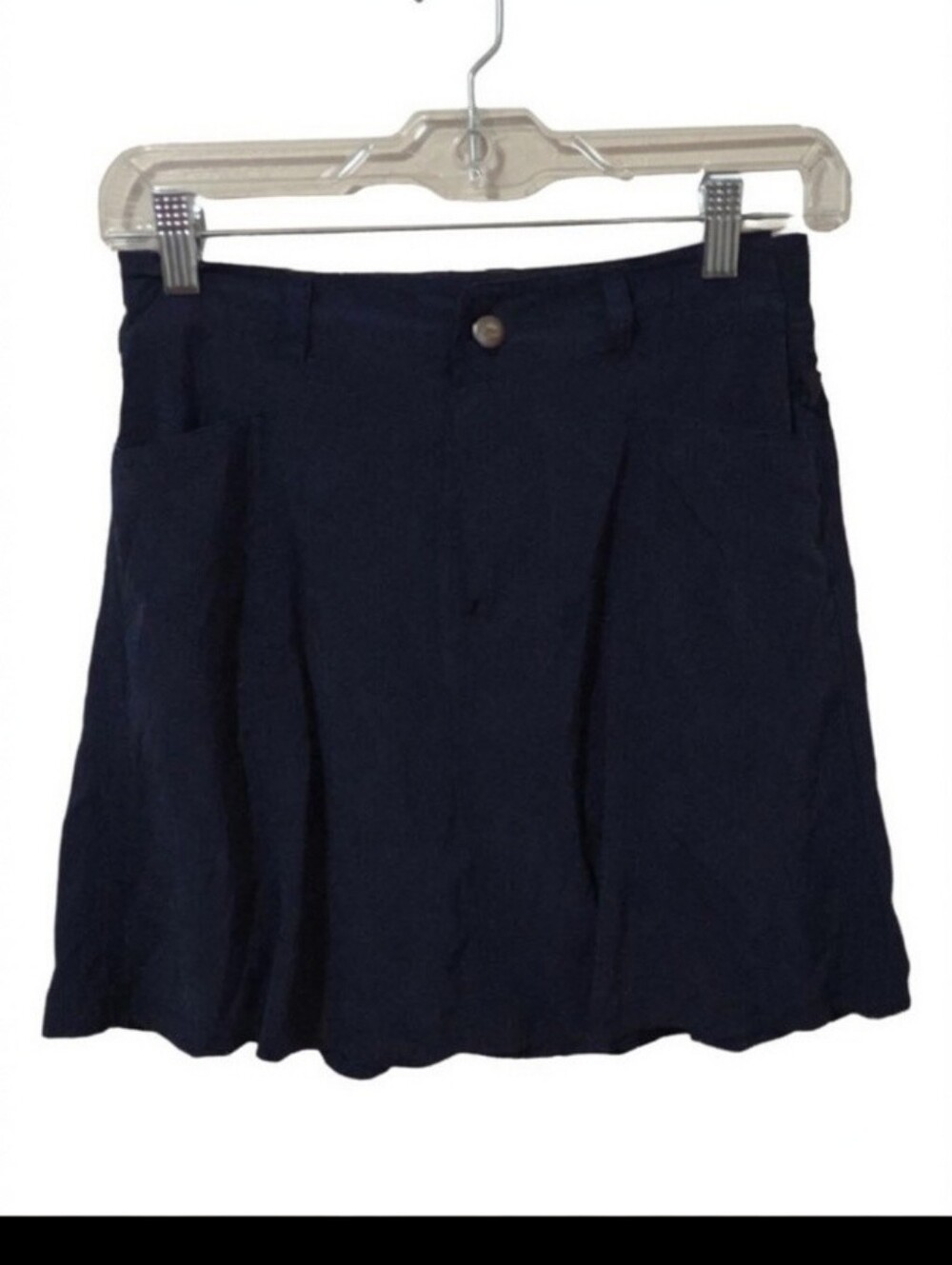 L.L. Bean Skort Women's Size 2 Navy Blue Preppy Nautical Tenniscore Classic